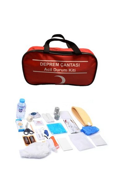 MG Deprem Çantası - Acil Durum Kiti 33 Parça