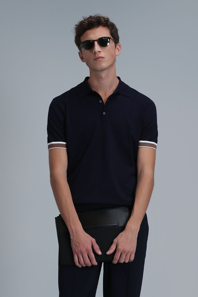 Lufian LUFİAN Mark Erkek polo yaka triko 90088