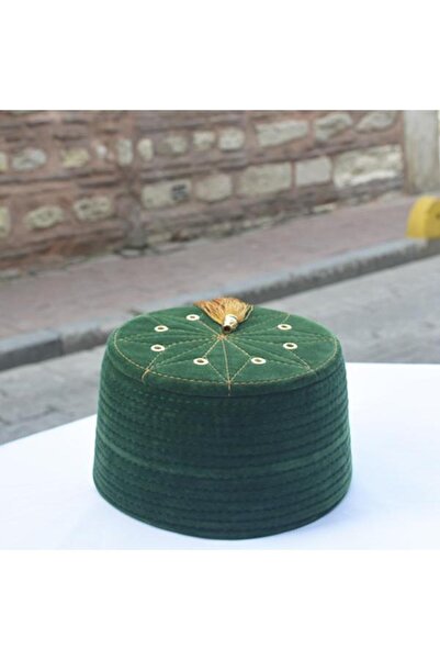 sehzadegiyim Kalıp Sarıklık Takke Delikli Püsküllü