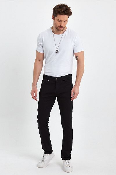 İntegral Integral Slim Fit Jeans Trousers High Quality Boyfblack