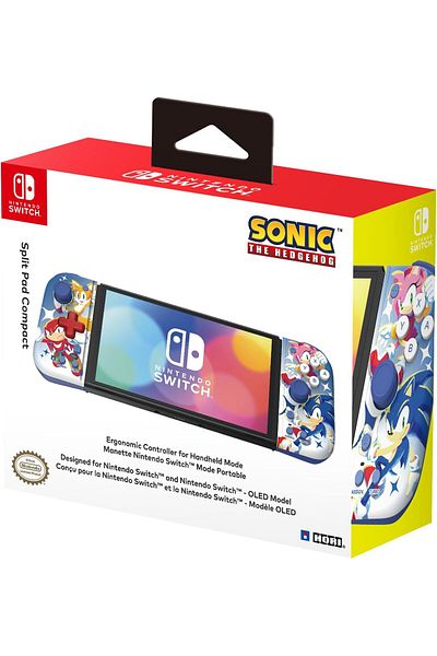 Hori Nintendo Switch Sonic Edition - Compact Oled Split Pad
