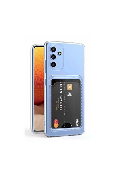 Gpack Samsung Galaxy S23 FE Kılıf 1 Adet Kartlıklı Şeffaf Silikon Kamera Koru...