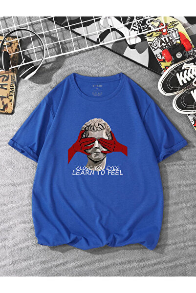 BEGRİFF Μπλουζάκι Unisex με γραμμένο «Learn To Feel».