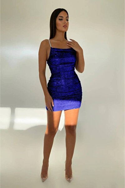 LAST POİNT PARTS Rochie mini argintie cu detaliu de piatră