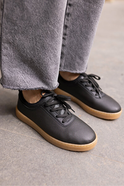 ANGELİNA JONES HALLA ΓΥΝΑΙΚΕΙΑ ΜΑΥΡΗ Καρφίτσα Λεπτομέρεια EXTRA SOFT SNEAKER