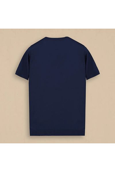 Sarar Bicycle Collar Short Sleeve Rayon T-Shirt