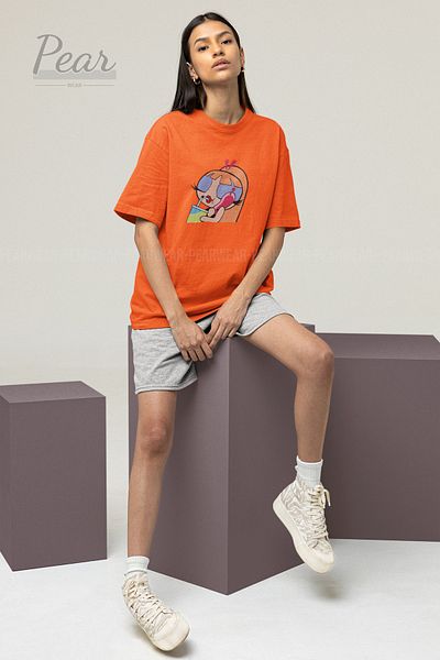 Pear Wear Μπλουζάκι Powerpuff Girls Blossom Printed Unisex T-shirt Oversize