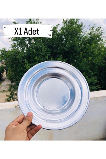 Metler Paslanmaz Çelik Çukur Yemek Tabağı 24cm Yüksek  Paça Tabak Yaşam Boyu ...