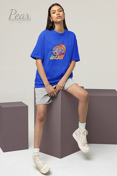 Pear Wear Μπλουζάκι Powerpuff Girls Blossom Printed Unisex T-shirt Oversize