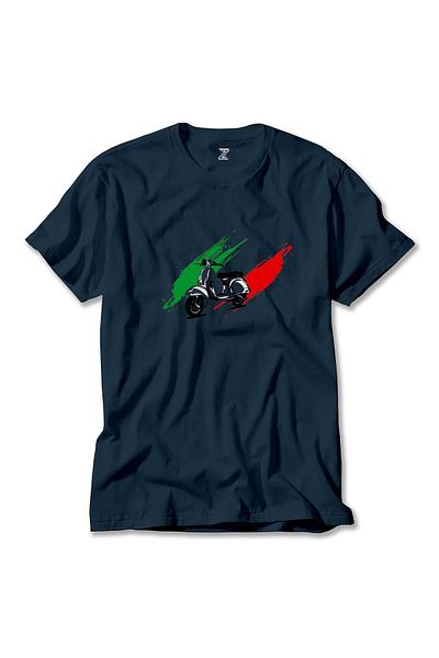 Z zepplin Μπλουζάκι Vespa in Italy Navy Blue