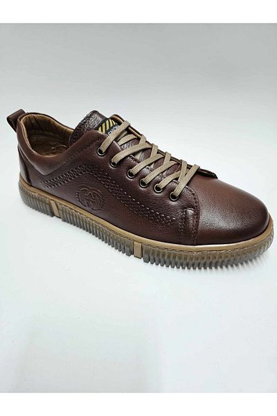 Pabuç Tan Men's Shoes - Shoes Khaki Leather Baguette