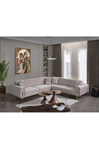 Flamingo Ada Köşe Yarmalı Koltuk Takımı