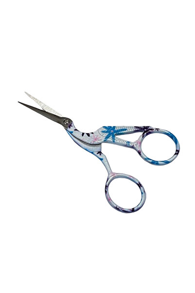 XINYI Nakış Dikiş Makası Leylek Desenli Baskılı mk-lm-101224