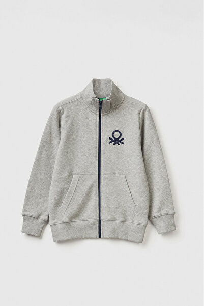 Benetton Boy's Sweatshirt - Gray