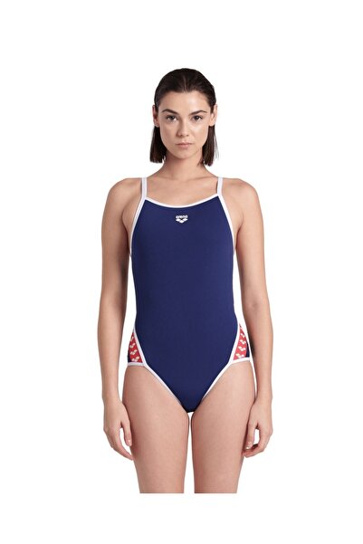 ARENA Icons Super Fly Back - Γυναικείο μαγιό σε μπλε ναυτικό χρώμα