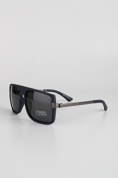 La Viva Men's Dark Blue Matte Polarized Sunglasses -615047
