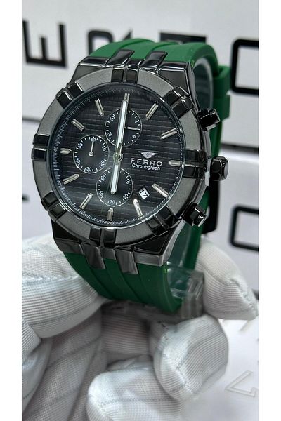 FERRO Men's Wristwatch - Silicone Cord, Multifunction