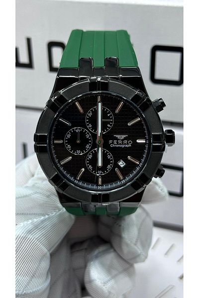 FERRO Men's Wristwatch - Silicone Cord, Multifunction