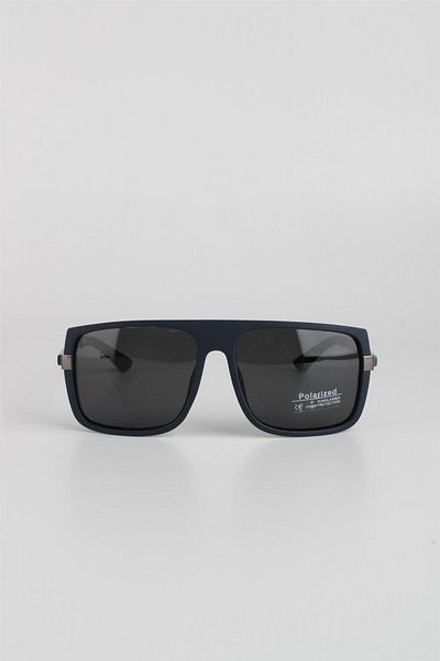 La Viva Men's Dark Blue Matte Polarized Sunglasses -615047