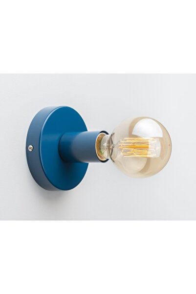 RİOLİGHT الرجعية خمر الحديثة ريفي الأزرق 1XE27 امفولدر الجدار الشمعدان المعدني