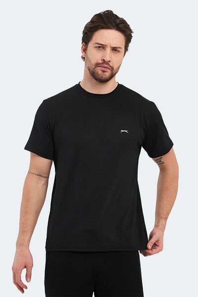 Slazenger Ανδρικό μπλουζάκι OSWIN KTN μαύρο