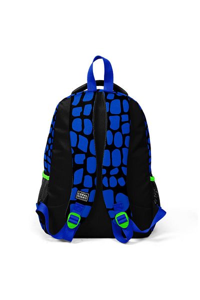 Yaygan Coral High Kids Patterned Three-Compartment School Backpack 23485