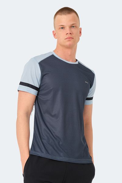 Slazenger Μπλε ανδρικό μπλουζάκι REAL