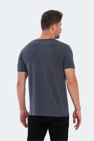 Slazenger KRESTEN I - Ανδρικό μπλουζάκι σε σκούρο γκρι