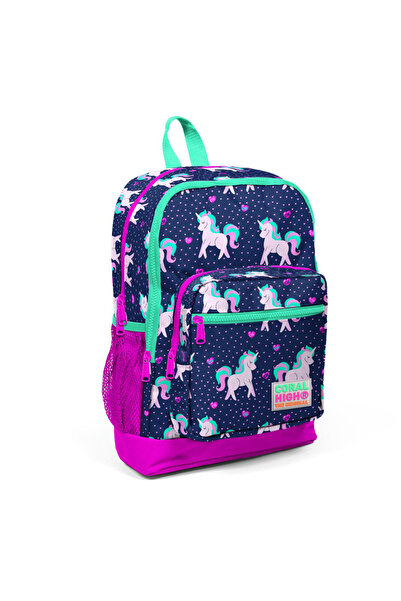 Yaygan Coral High Kids Шкільний рюкзак з чотирма відділеннями та малюнком єди...