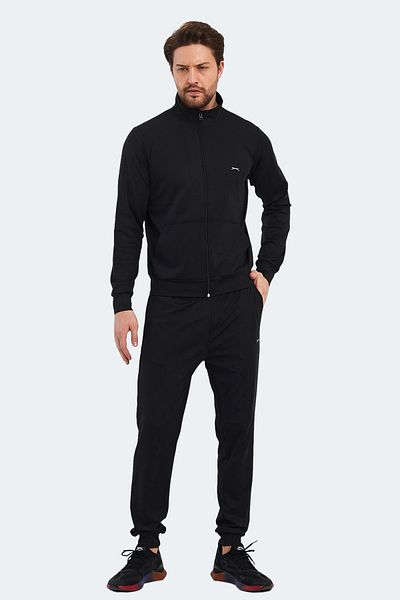 Slazenger Μαύρη ανδρική αθλητική φόρμα - KLOTEN IN