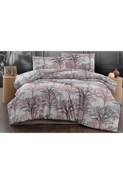 Primavera Home Σετ Παπλωματοθήκη Διπλό Tree Beige