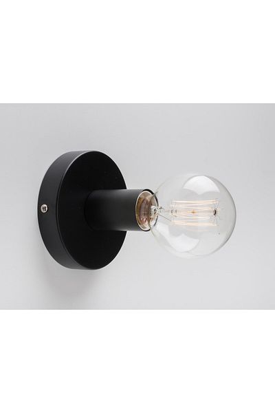 RİOLİGHT Black Retro3 Vintage3 Modern3 Rustic3 1XE27 Lampholder Metal Wall Applique