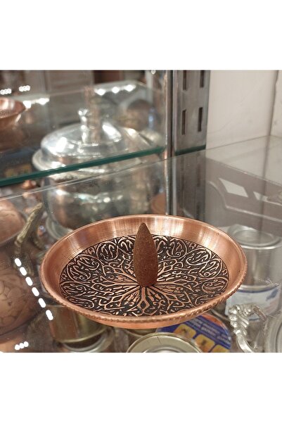 Bakır Center Bakır Tütsülük & Bakır Buhurdanlık Bakır Dekoratif Tabak Tütsülük Oda Kokusu Tütsü