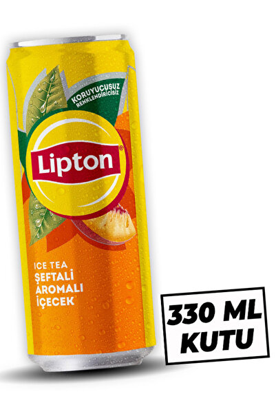 Lipton Ice Tea Kutu Şeftali 330 ml x 24 Adet