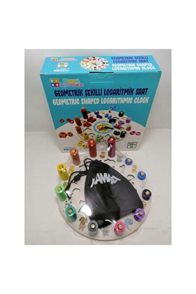 CARNIVAL LAND Ahşap Geometrik şekilli logaritmik çocuk zeka geliştirici eğlen...