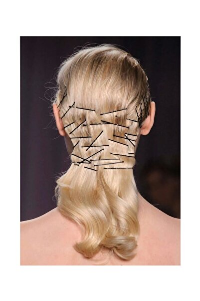 EBMER 100 قطعة مشبك سلك أسود