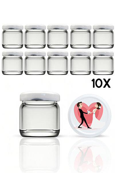 Paşabahçe Şeffaf Mini-Küçük Cam Kavanoz Tasarım Kapaklı Düğün Nişan Bal Kavan...