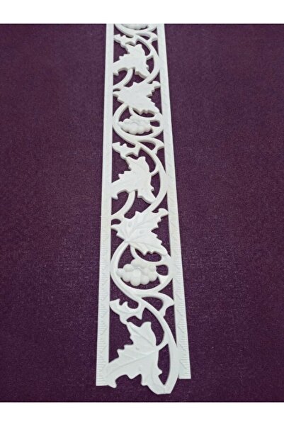 MİVA KONSEPT Poliüretan Dekoratif Saray Duvar&Tavan Çıta Bordürü -Beyaz (EN:1...