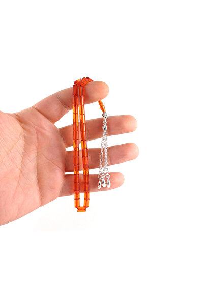 Selderesi MİNİ MİNİ Boy Kesme Model Ateş Kehribar Tesbih Özel Tasarım Mikron ...