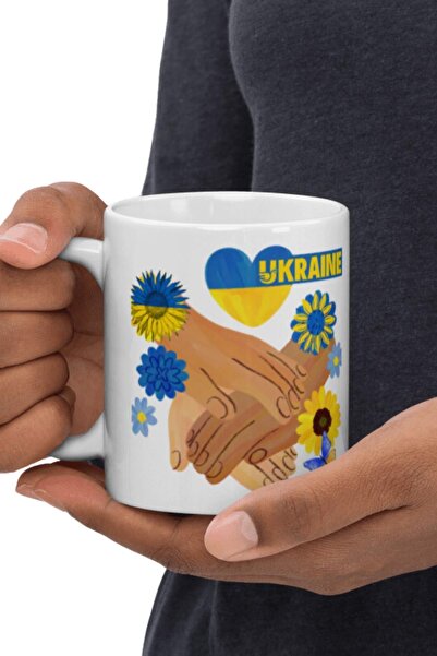 Dünyadan Hediyeler 2 Pieces of Travel Souvenir Ukraine Mug - Ukraine Mug