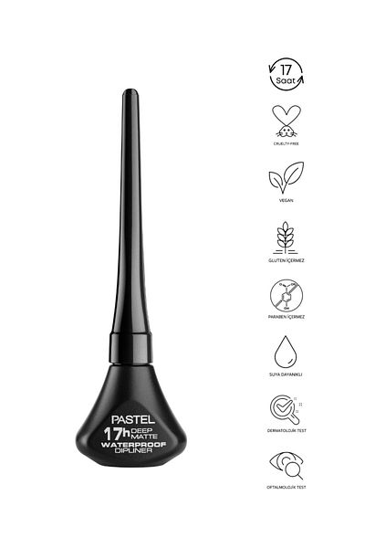 Pastel Waterproof Dipliner Black 4.5ml No:173