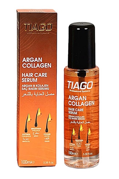 Satış Diyarı Saç Bakım Serumu Argan Kolajen Aşırı Yıpranmış Kırık Uçlu Ve Dök...