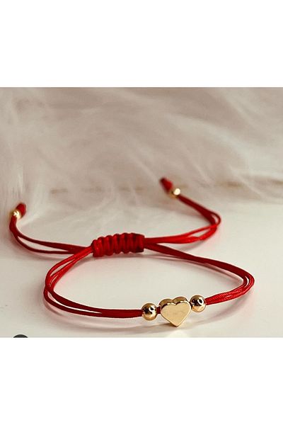 İPAR AKSESUAR Macrame Heart Bracelet - Hal Hal Fabric