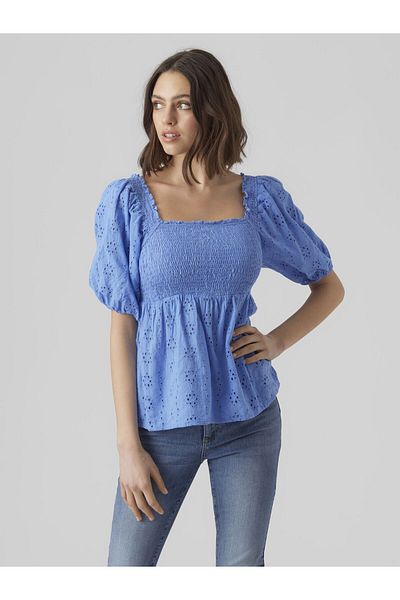 Vero Moda Gesmoktes Top Vmviola Top