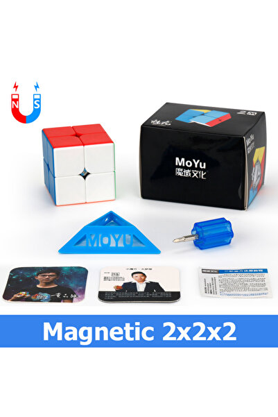 Choice Moyu Meilong 3M Magnetic Magic Speed Cube Meilong 3x3 2x2 Stickerless ...