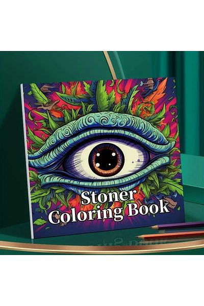 Choice 1pc Art Coloring Book Original Upgraded Paper Thickened 22 Pages Stoner Coloring Books Gift For H...