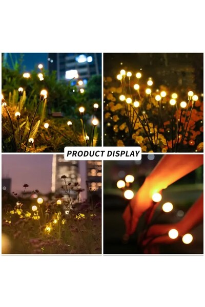 Choice 2Pcs/Pack Solar Garden Lawn Light Waterproof Solar Powered Firefly Lights Outdoor Swaying Lamp fo...