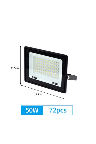 Hunta High Brightness LED Floodlight 100W 200W 300W IP66 Waterproof Flood Light For Garden Street Outdo...