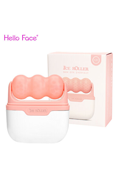 hello face Ice Roller Facial Massage 2 Shape Heads Shrink Pores Cold Therapy ...