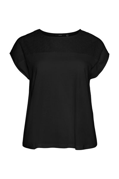 Veromoda Curve VMCKAYA SS O-NECK TOP JRS CUR GA